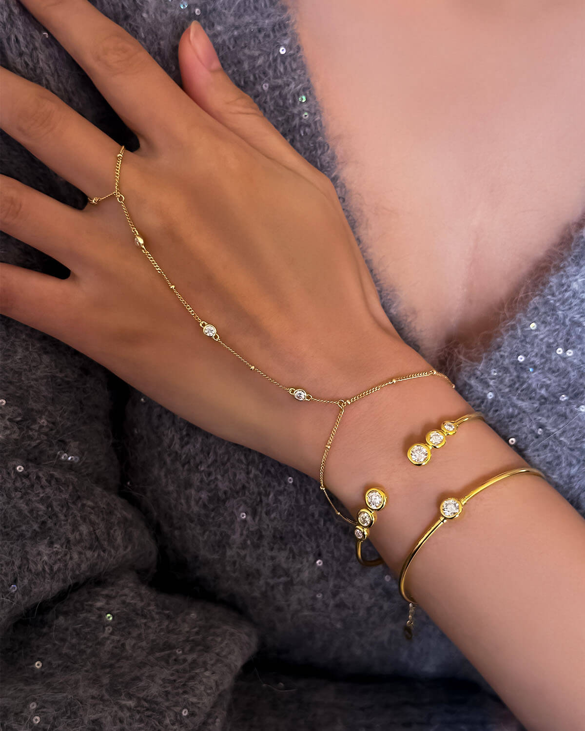 Celestial Link-Hand Chain