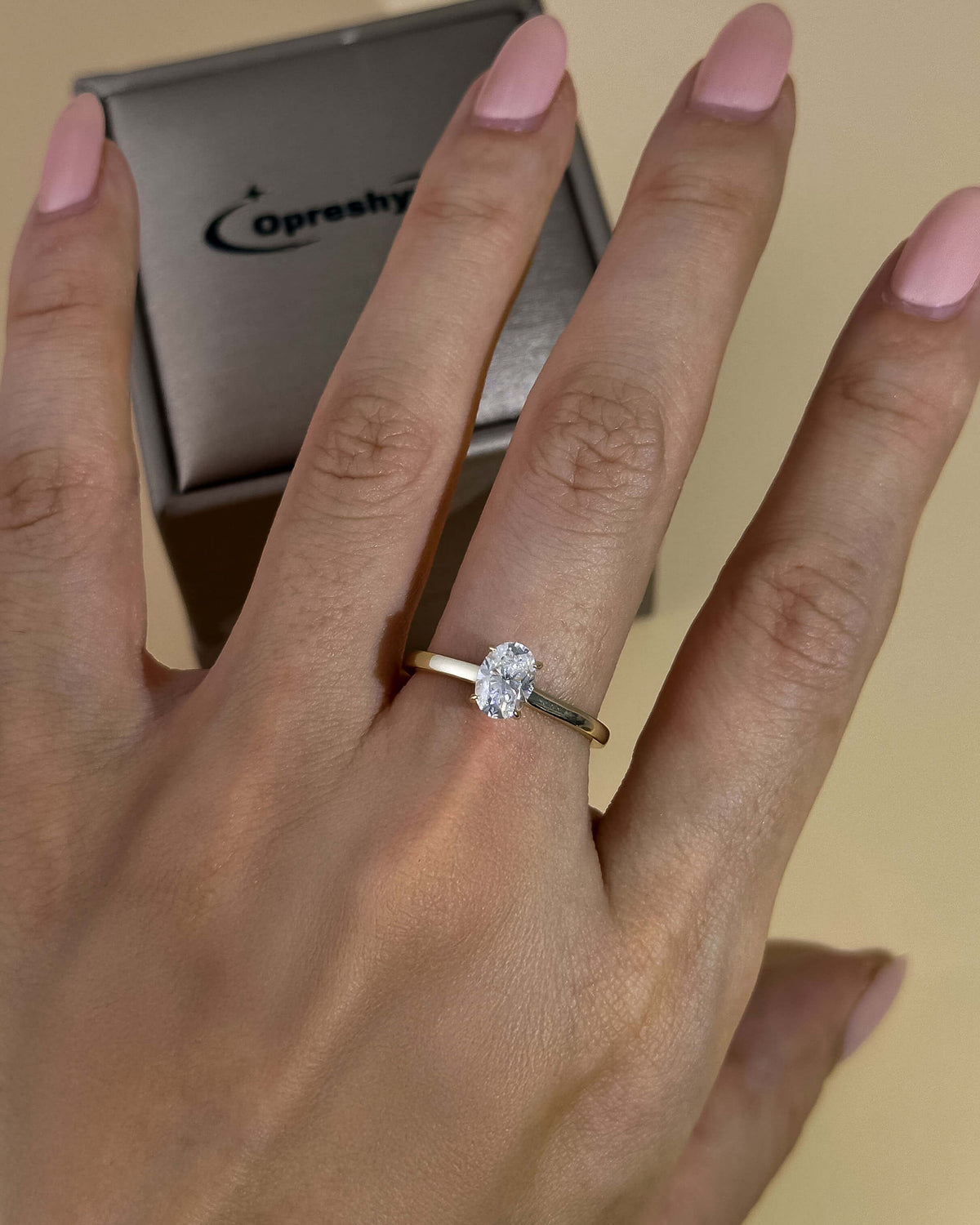 Soleil Oval – 1 Carat Oval Diamond Ring