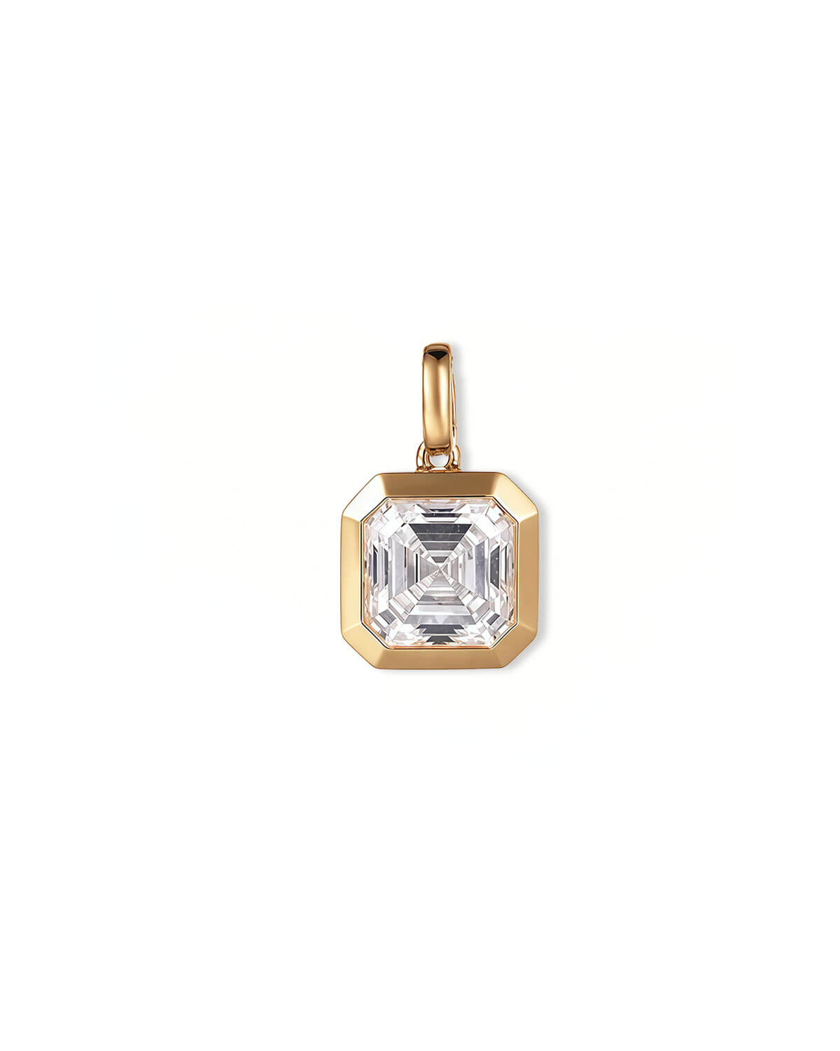 Olea Shine – Bezel Lab Diamond Necklace Pendant