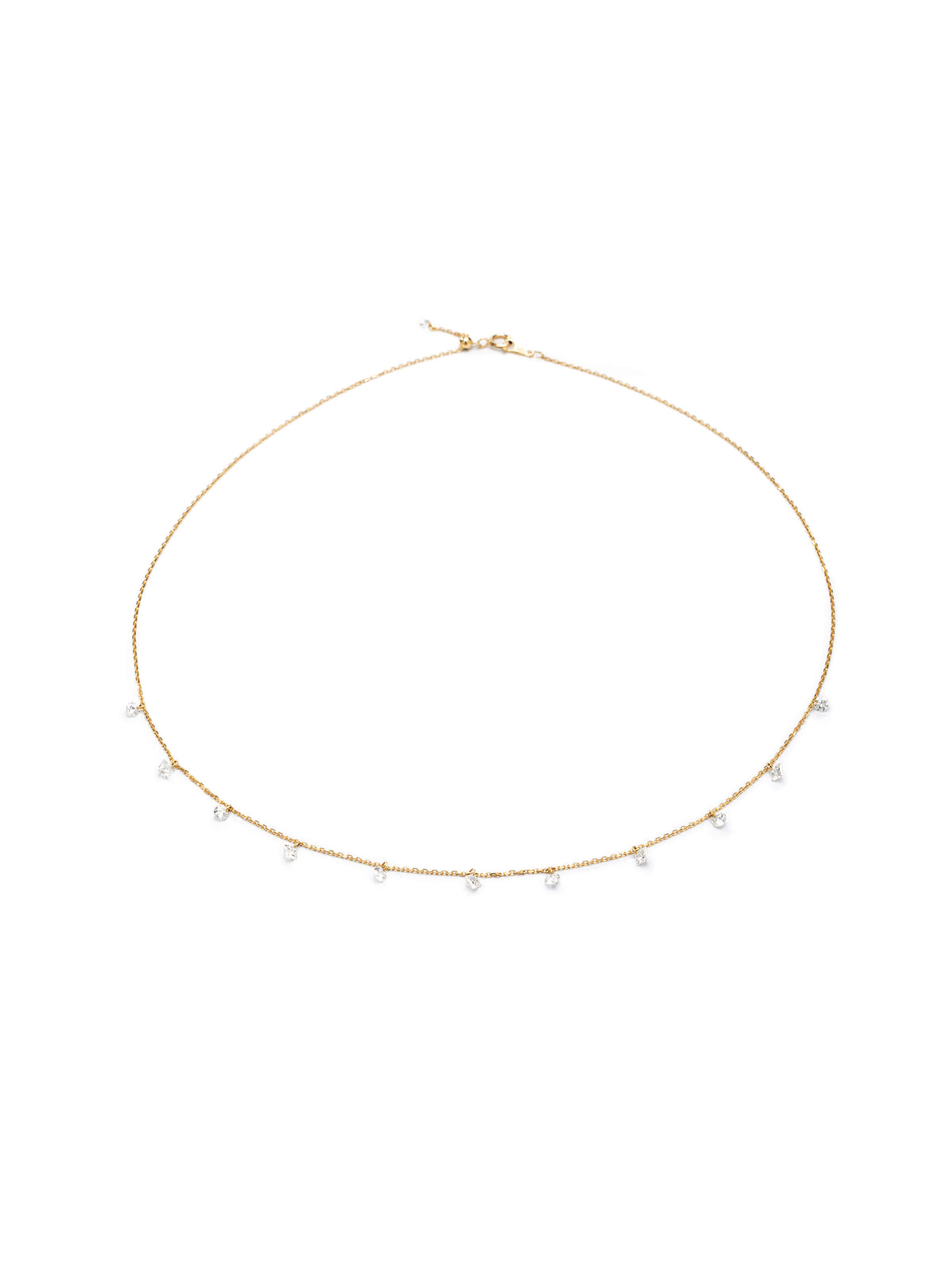 Elysia Diamond Station Necklace