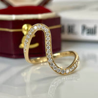 Serra Flow – Diamond Fine Waves Ring