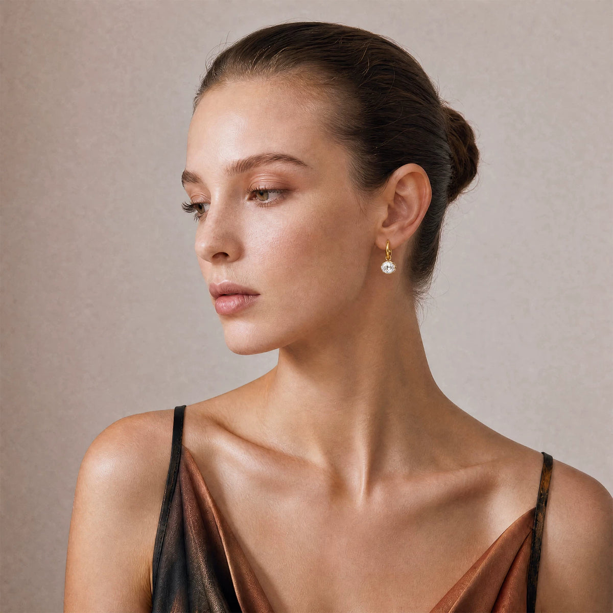 Debbie Multi-Cut Diamond Hoop Earrings