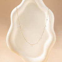 Elysia Diamond Station Necklace