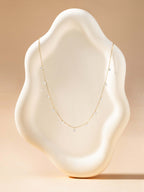 Elysia Diamond Station Necklace