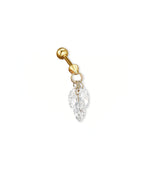 Mira Shapes – Drilled Lab Diamond Stud Earrings