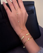 Luxe Orbit – Cuff Gold Bracelet