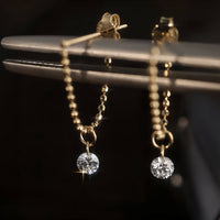 Elio Chain – Beaded Chain Single Earring