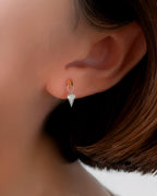 Mira Shapes – Drilled Lab Diamond Stud Earrings