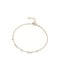 Luna Grace – 7 Diamonds Gold Bead Bracelet