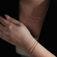 Astra Beam – Triple Diamond Layered Bracelet
