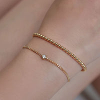 Lumi Bezel Diamond Bracelet