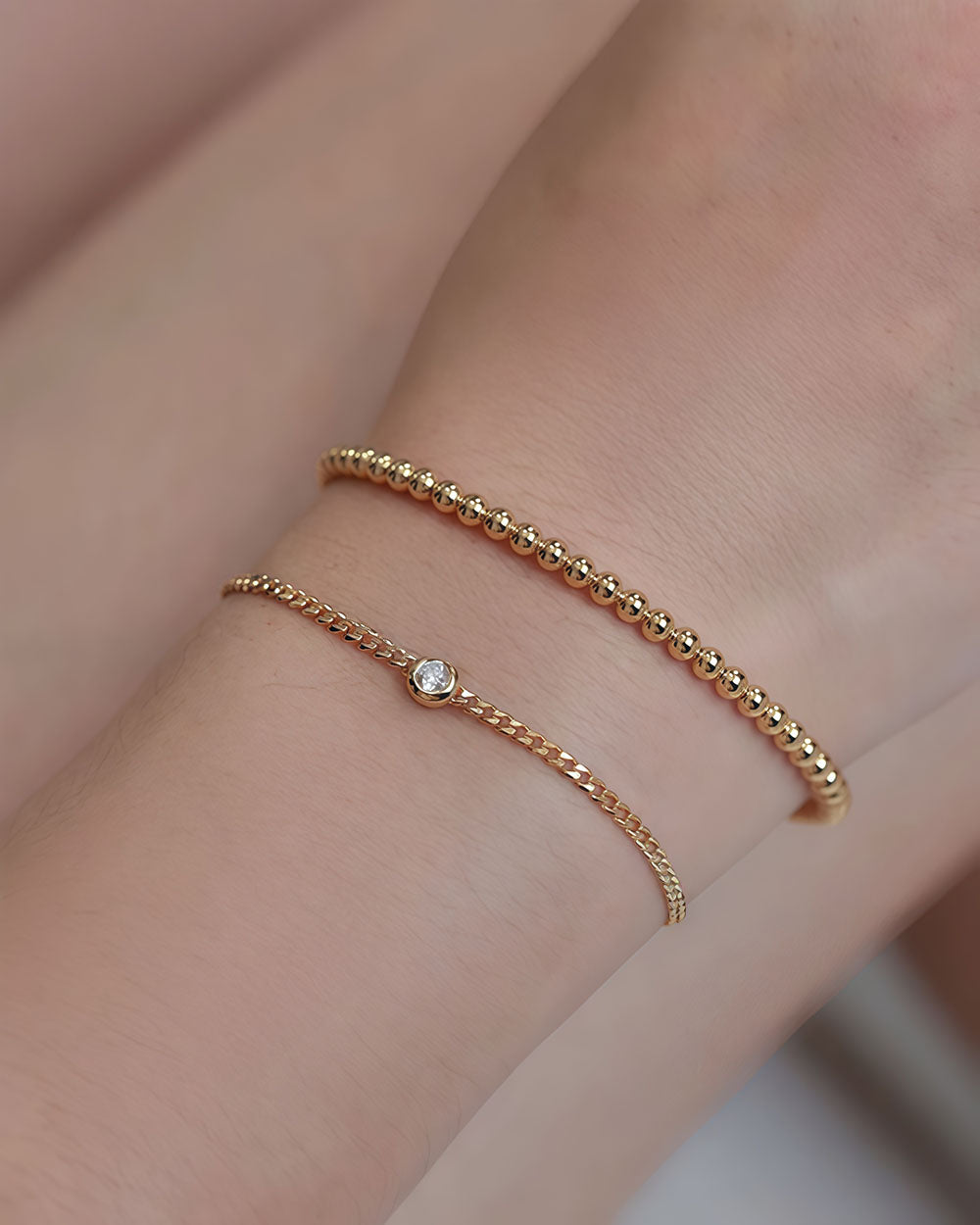 Lumi Bezel Diamond Bracelet
