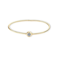 Eclipse Glow – 1/2 Carat Gold Bracelet