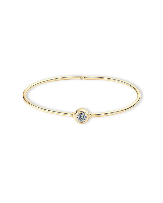 Eclipse Glow – 1/2 Carat Gold Bracelet