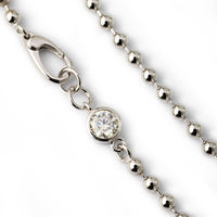 Kiora Bezel Diamond Bead Bracelet