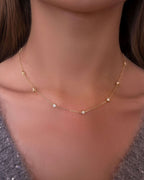 Eternal Glow - Lab Diamond Station Necklace