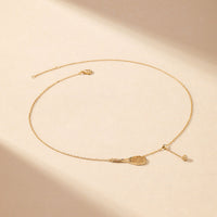 Solea Diamond Tennis Racket Necklace