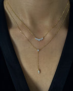 Cascade Line – Vertical Drop Necklace