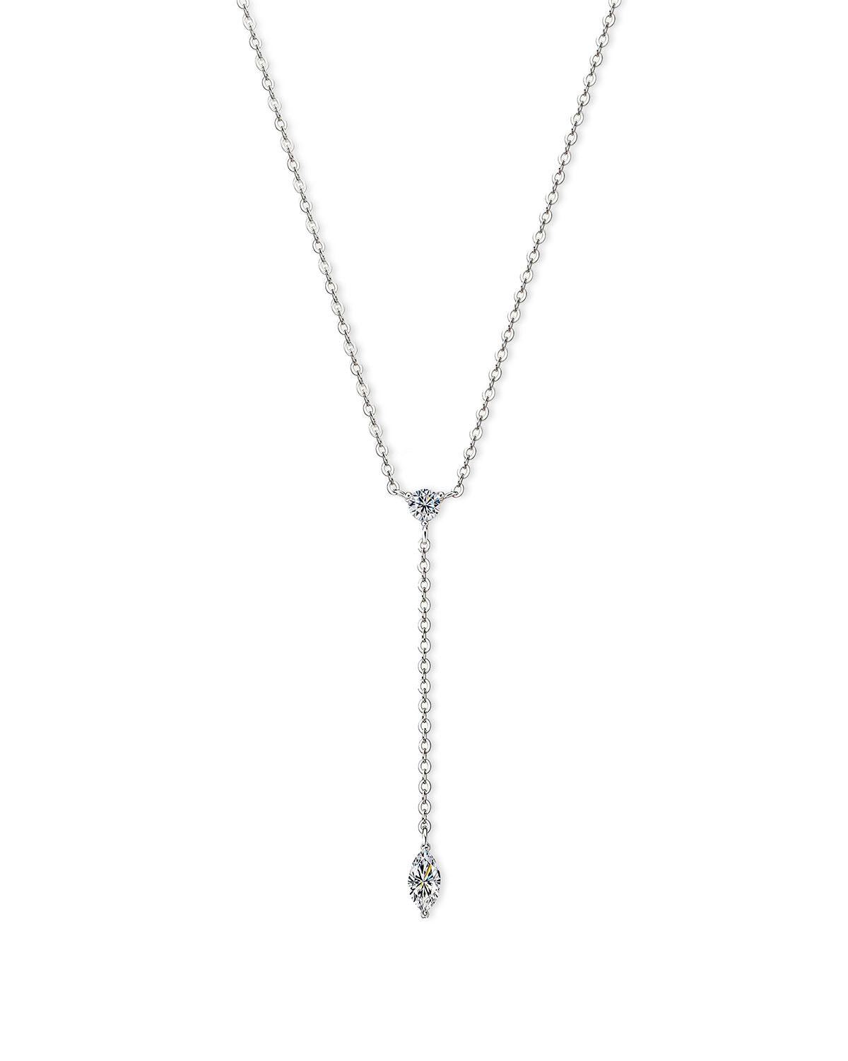 Cascade Line – Vertical Drop Necklace