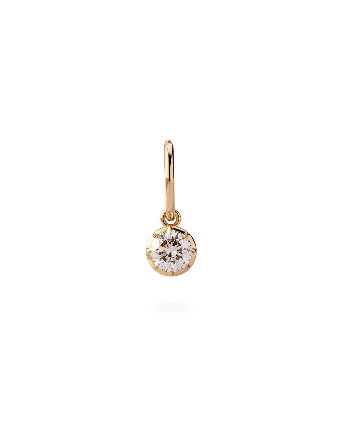 Debbie Multi-Cut Diamond Hoop Earrings