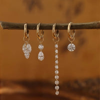 Aurora Mix – Interchangeable Diamond Earrings Drops