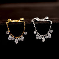 Celeste Arc – Pear Shaped Diamond Ring Adjustable
