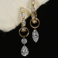 Aurora Mix – Interchangeable Diamond Earrings Drops