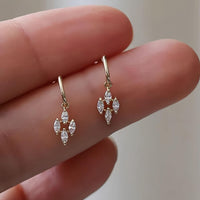 Aurelia Drop – Marquise Diamond Dangle Earrings