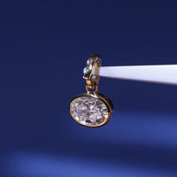 Olea Shine – Bezel Lab Diamond Necklace Pendant