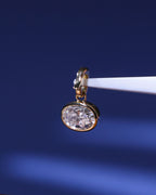 Olea Shine – Bezel Lab Diamond Necklace Pendant