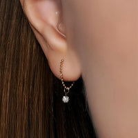 Elio Chain – Beaded Chain Single Earring
