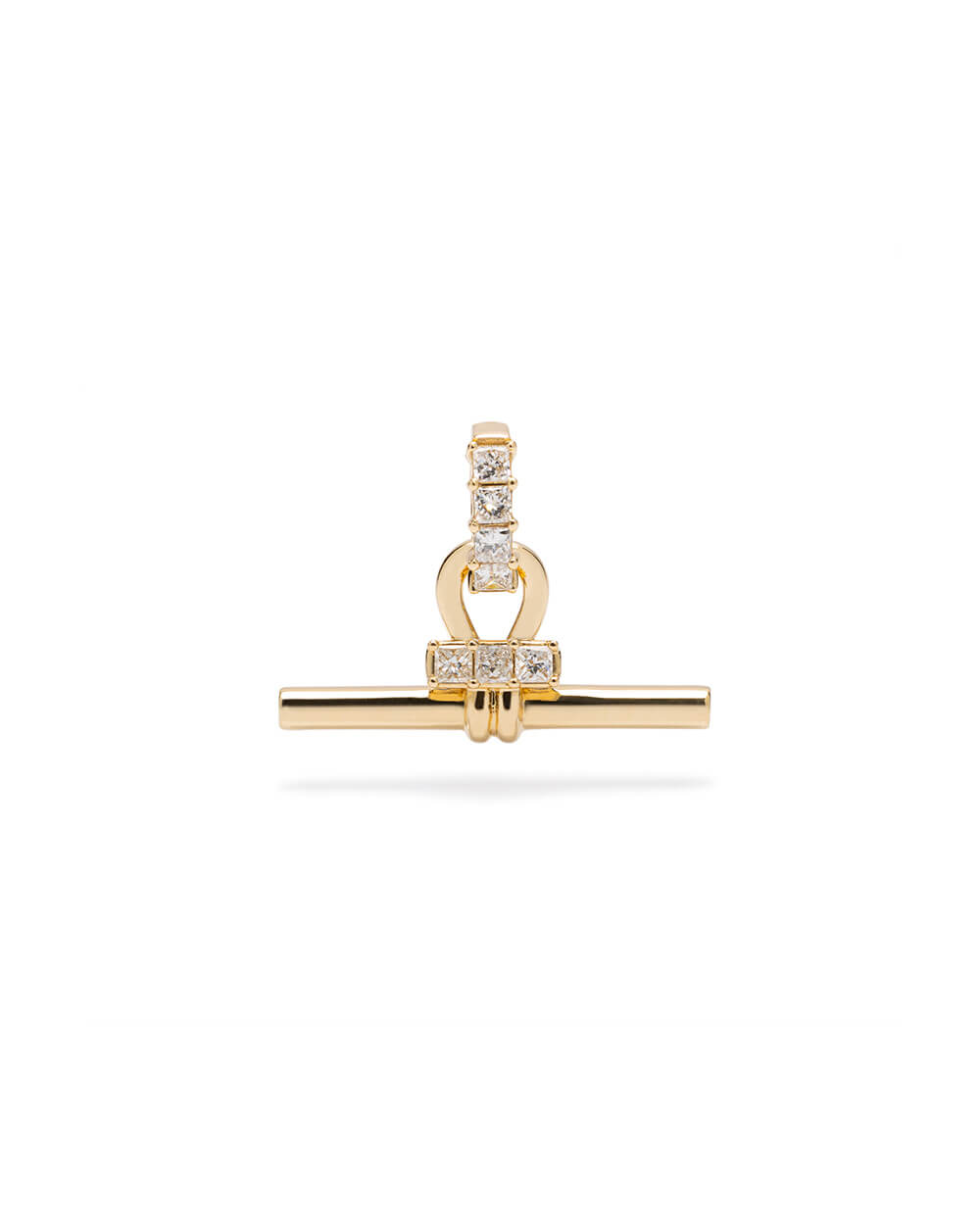 Vela Princess Lab Diamond T Bar Pendant