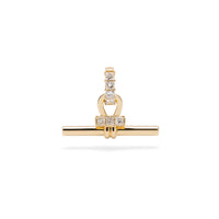 Vela Princess Lab Diamond T Bar Pendant