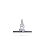 Vela Princess Lab Diamond T Bar Pendant