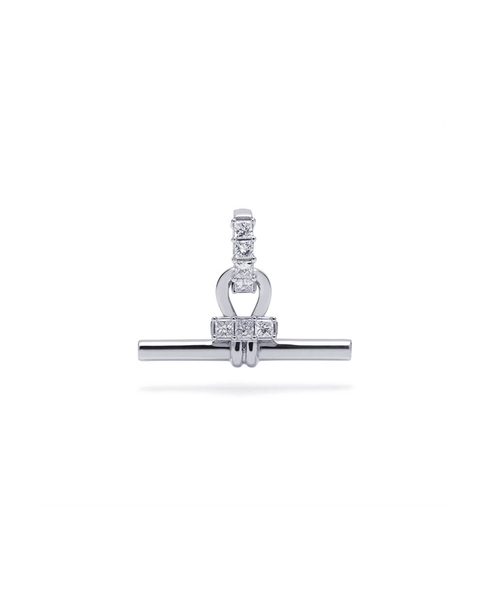 Vela Princess Lab Diamond T Bar Pendant