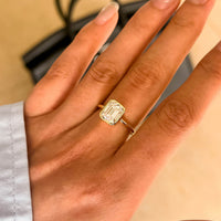 Emerald Cut Diamond Ring – Timeless Elegance for Daily Wear