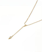 Cascade Line – Vertical Drop Necklace
