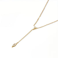 Cascade Line – Vertical Drop Necklace