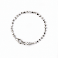 Kiora Bezel Diamond Bead Bracelet