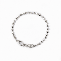 Kiora Bezel Diamond Bead Bracelet