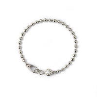 Kiora Bezel Diamond Bead Bracelet