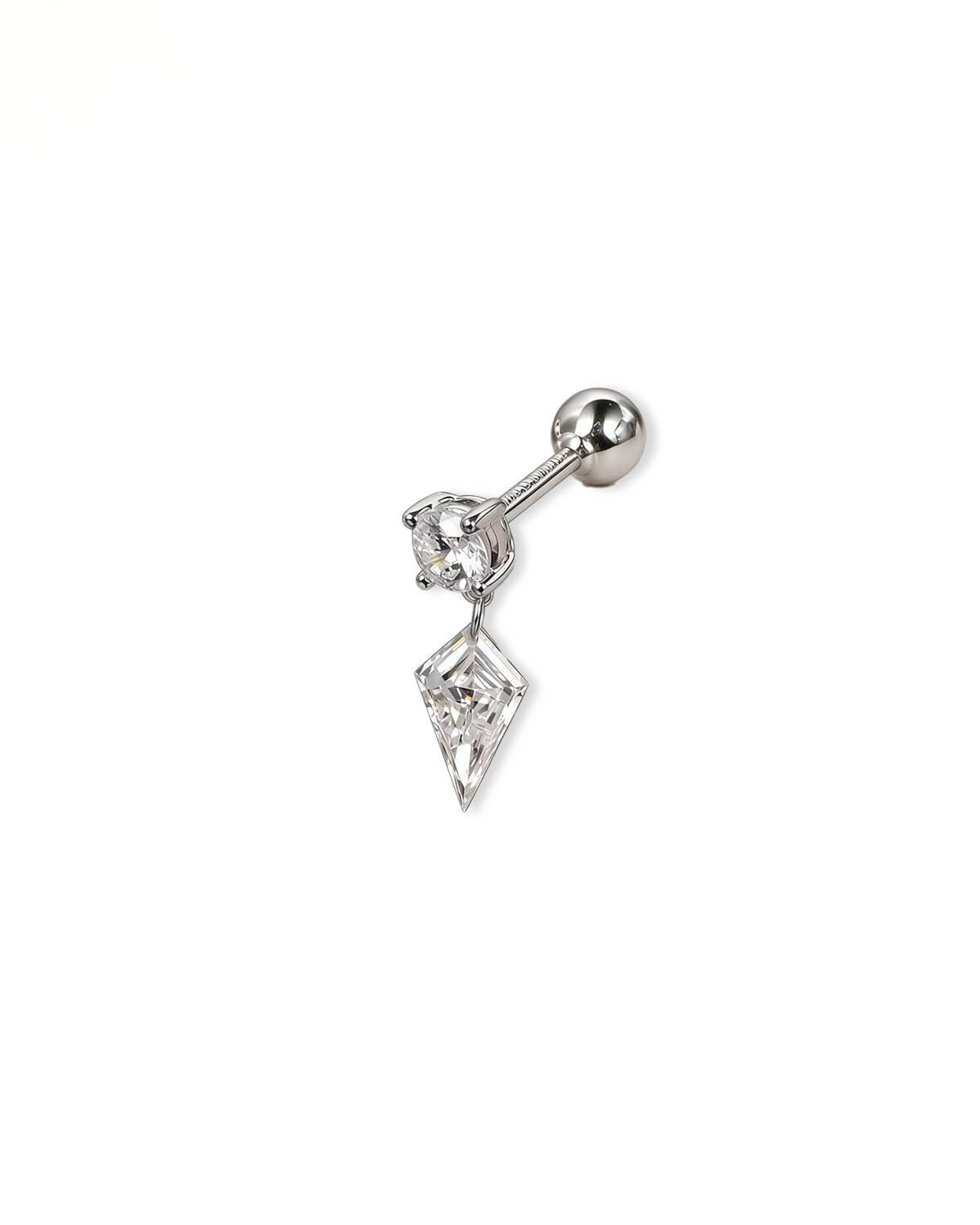 Astra Drift – Shield Drop Earrings