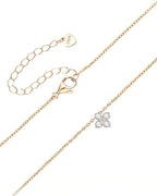 Ivy Spark – Four Stone Lucky Clover Necklace