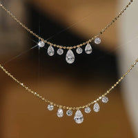 Lumi Drop – Pear Beaded Necklace