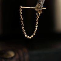 Elio Chain – Beaded Chain Single Earring
