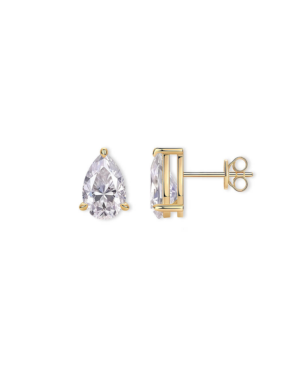 Tear Galaxy - 2ct Stud Earrings