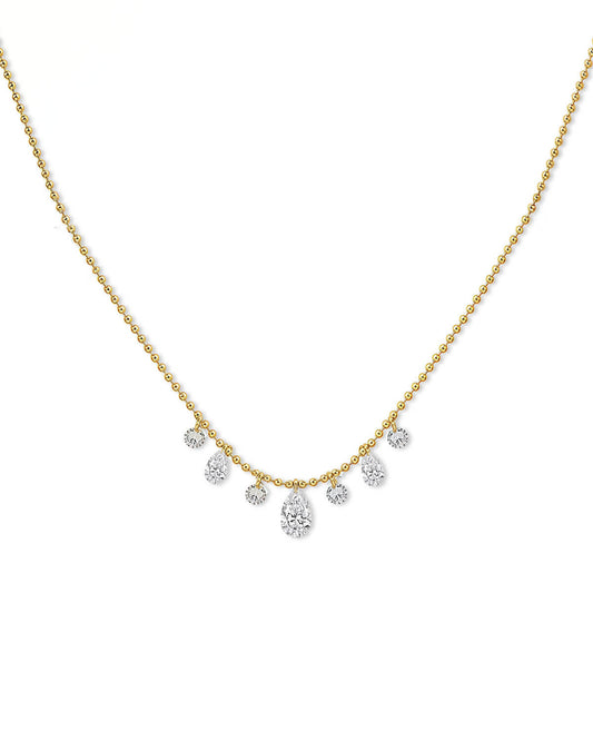 Lumi Drop – Pear Beaded Necklace