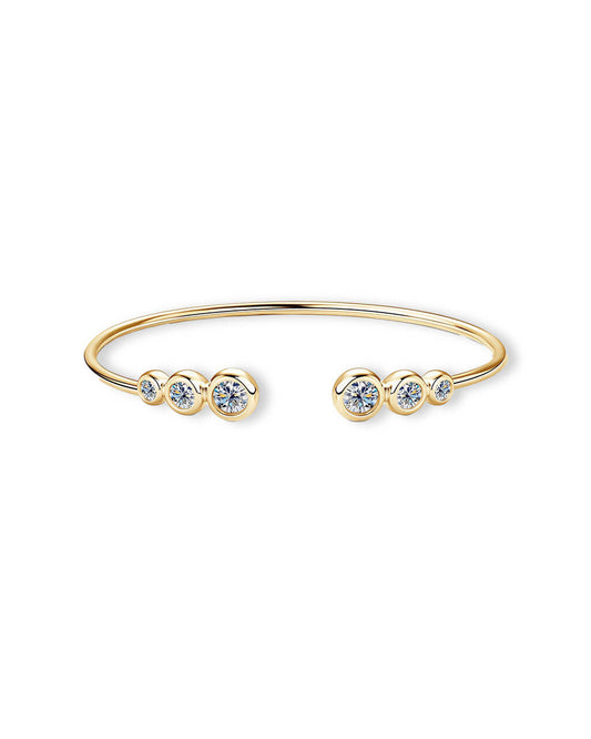 Luxe Orbit – Cuff Gold Bracelet