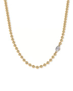 Vanya Orbit - 0.5ct Lab Diamond Beaded Necklace
