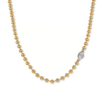 Vanya Orbit - 0.5ct Lab Diamond Beaded Necklace